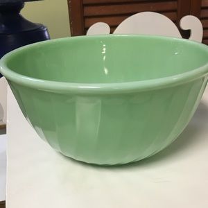 Fire King Jadeite swirl mixing bowl
